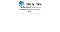 Desktop Screenshot of framebyframe.biz