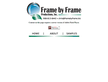 Tablet Screenshot of framebyframe.biz
