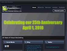 Tablet Screenshot of framebyframe.com